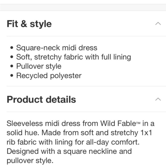 Women's Square Neck Midi Dress - Wild
Fable™ Black L new 🆕 - Picture 4 of 5